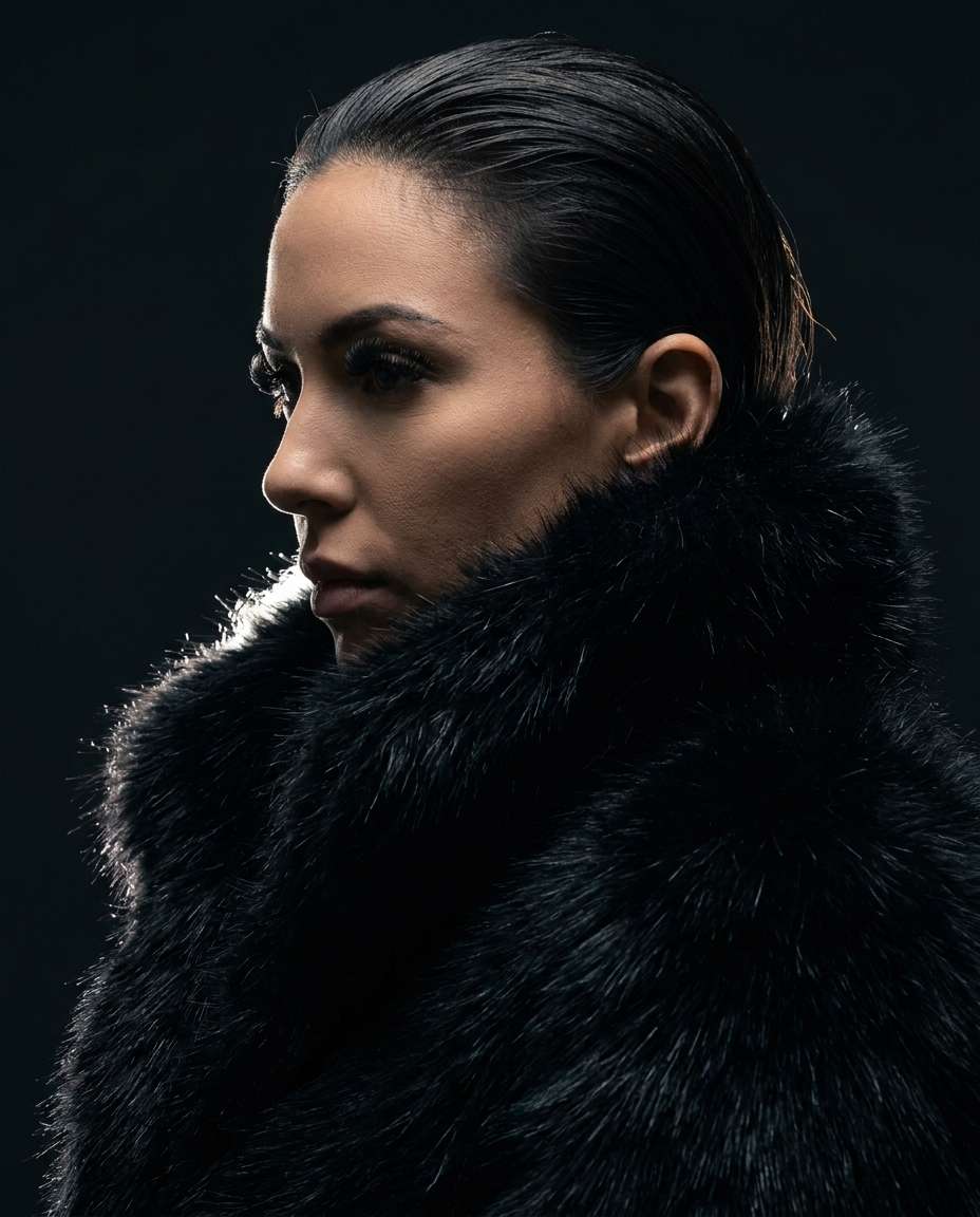 editorial side profile photo