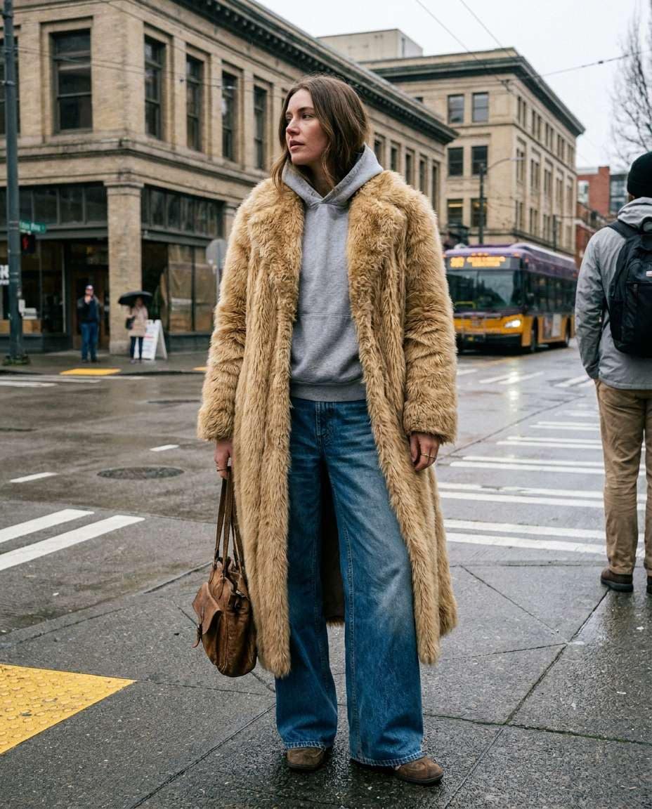 street style overcoat photo