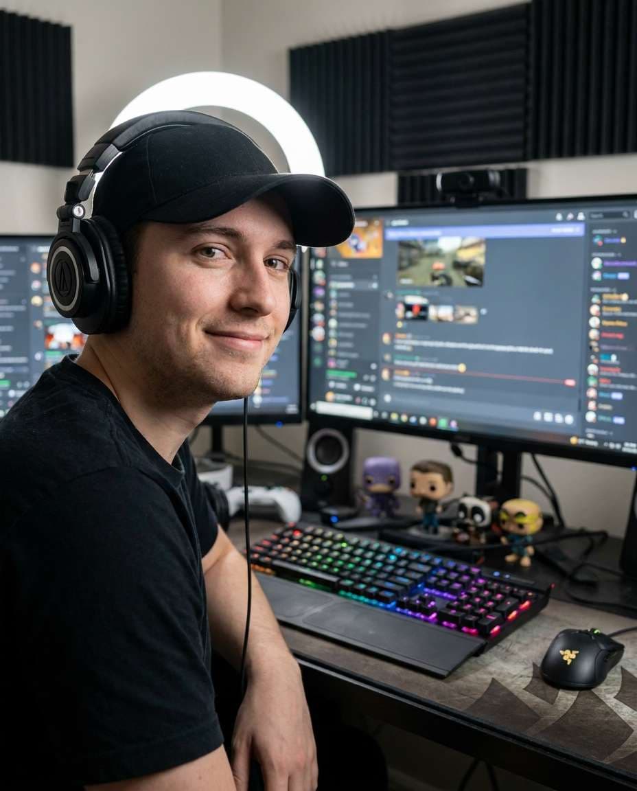 gaming stream corner photo
