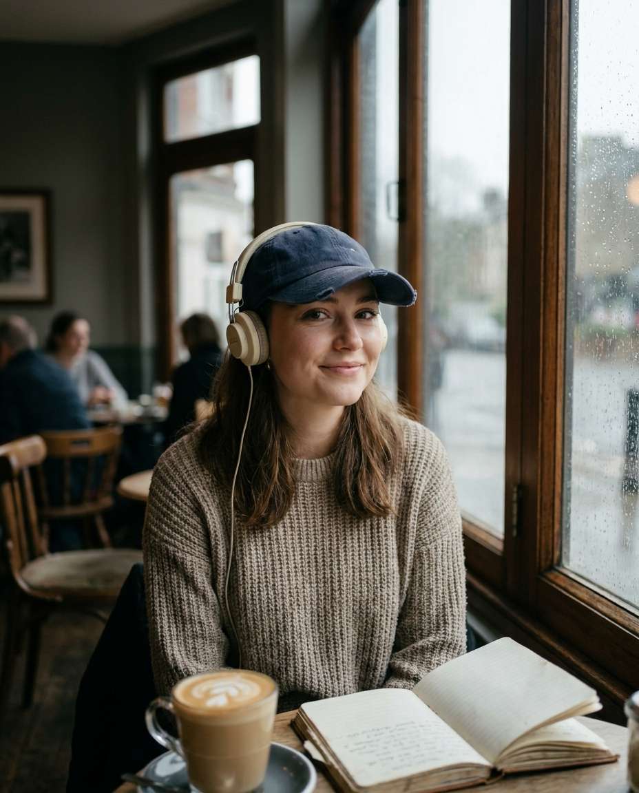 cozy cafe window photo