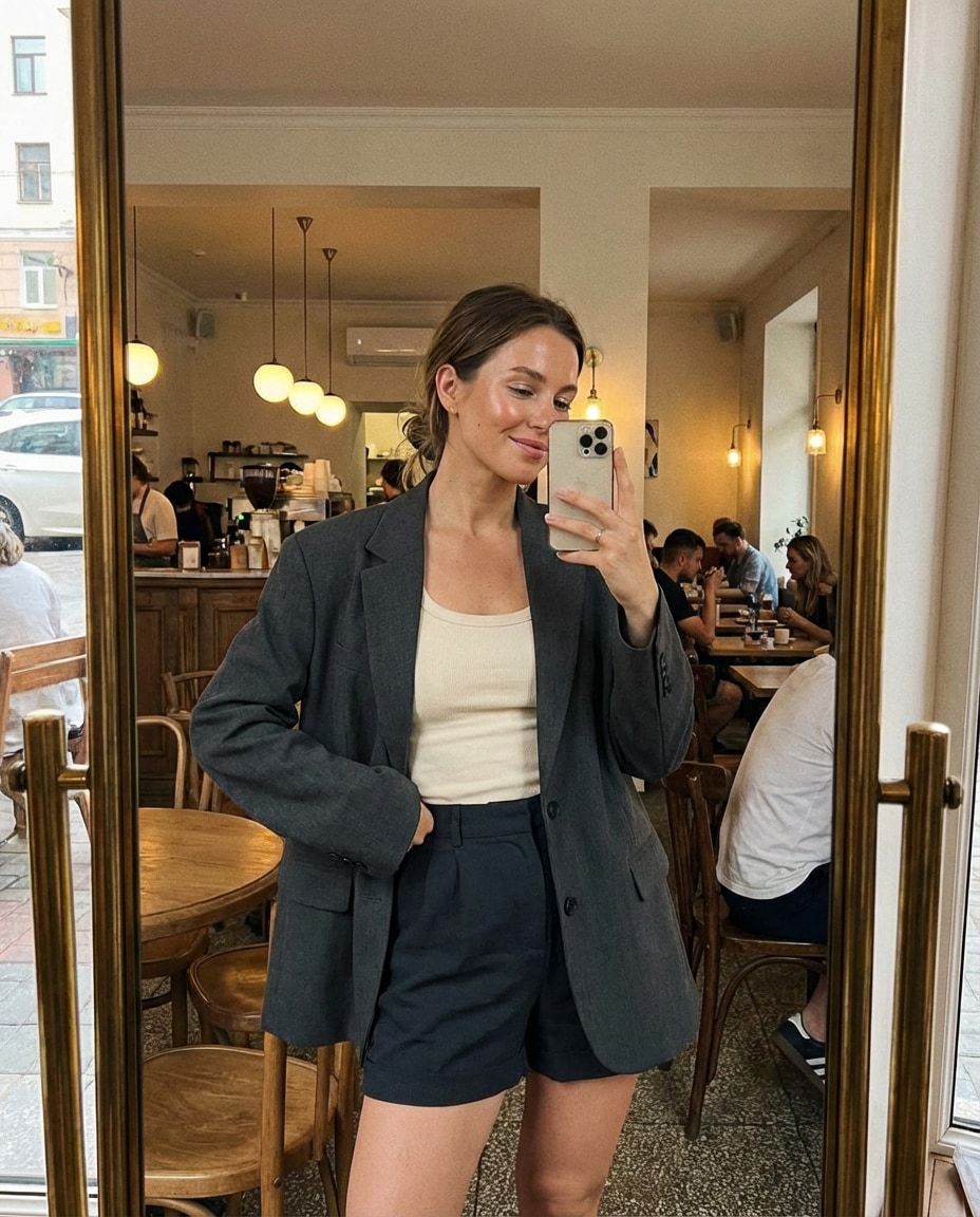 cafe mirror style photo