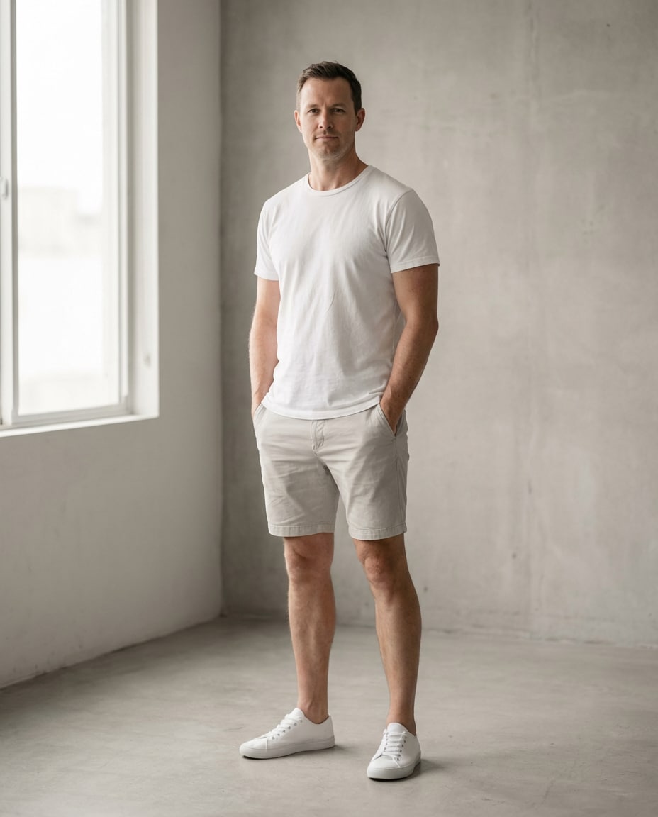 clean white sneakers photo