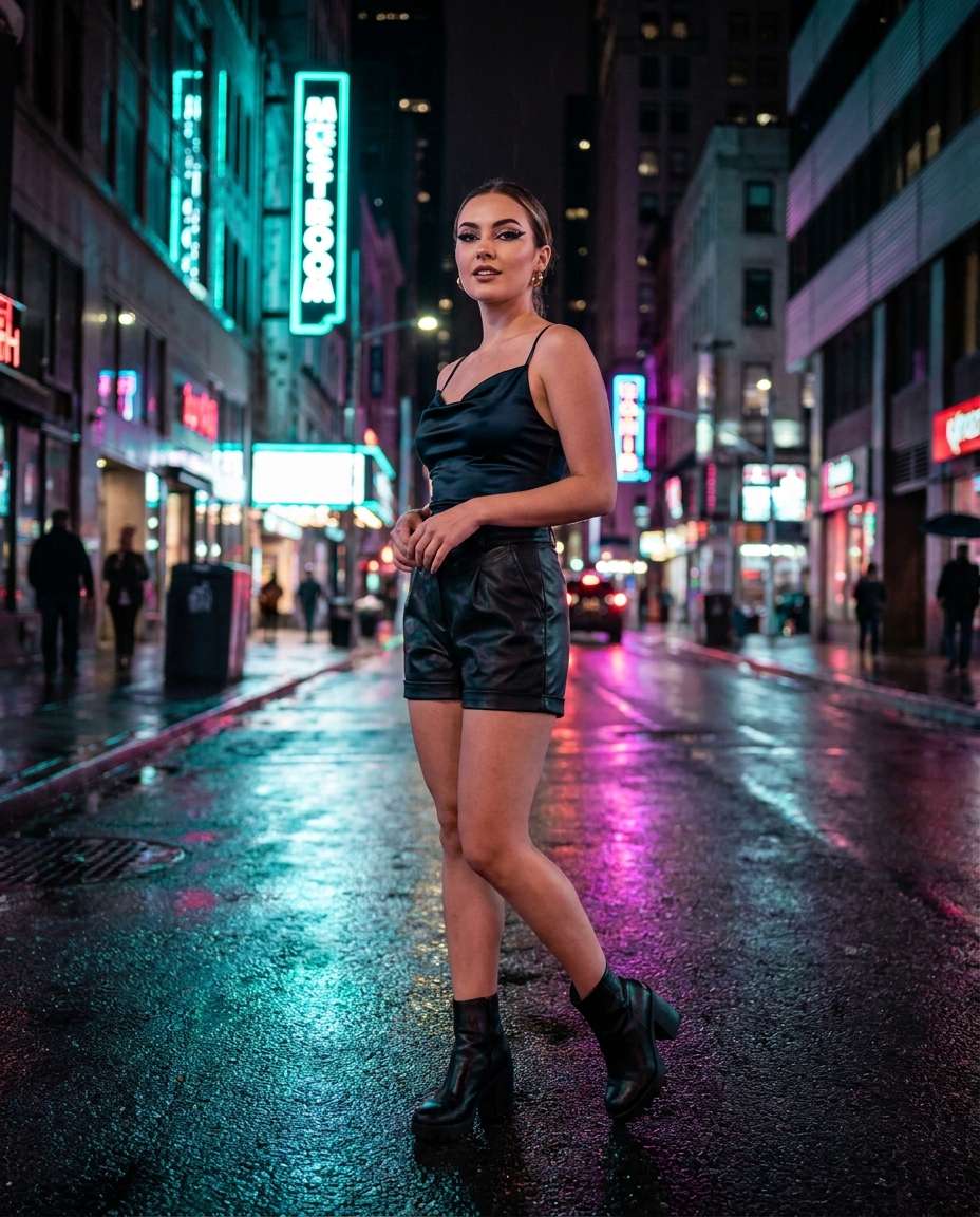 night street neon photo