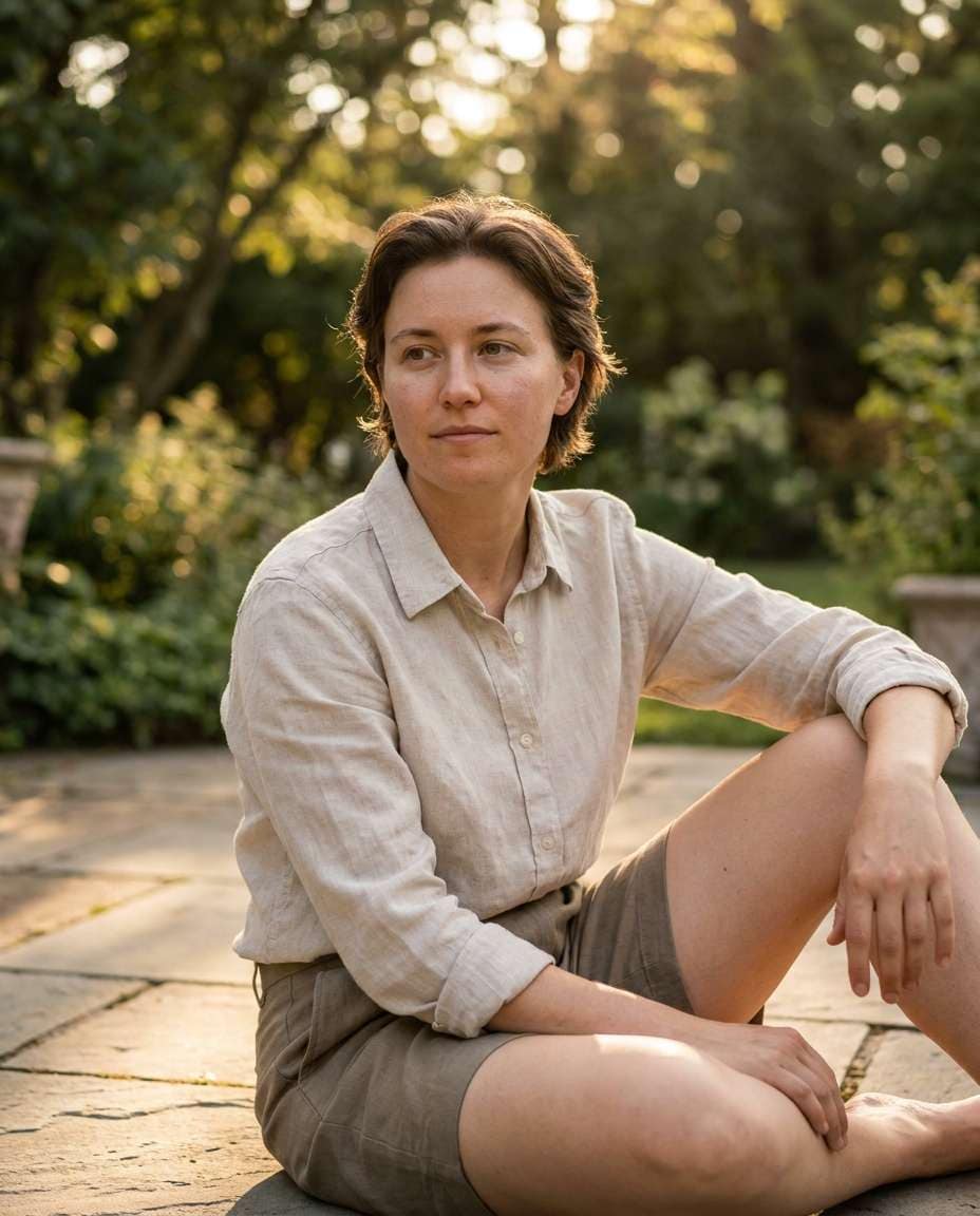 golden hour portrait photo