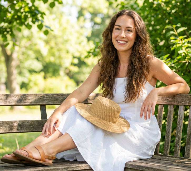 bright summer whites photo
