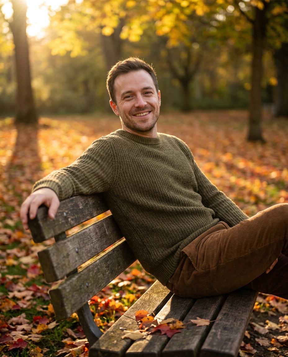 autumn knit layers photo