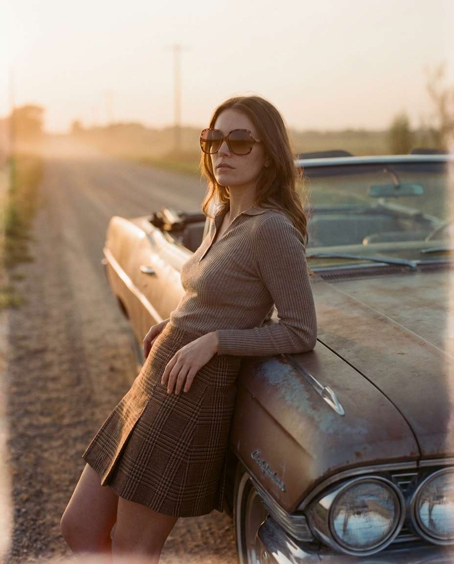 vintage film look photo