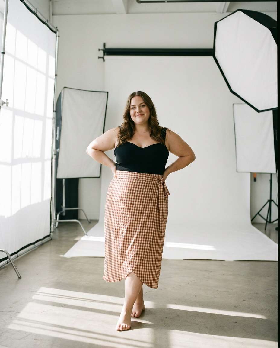 plus size confidence photo
