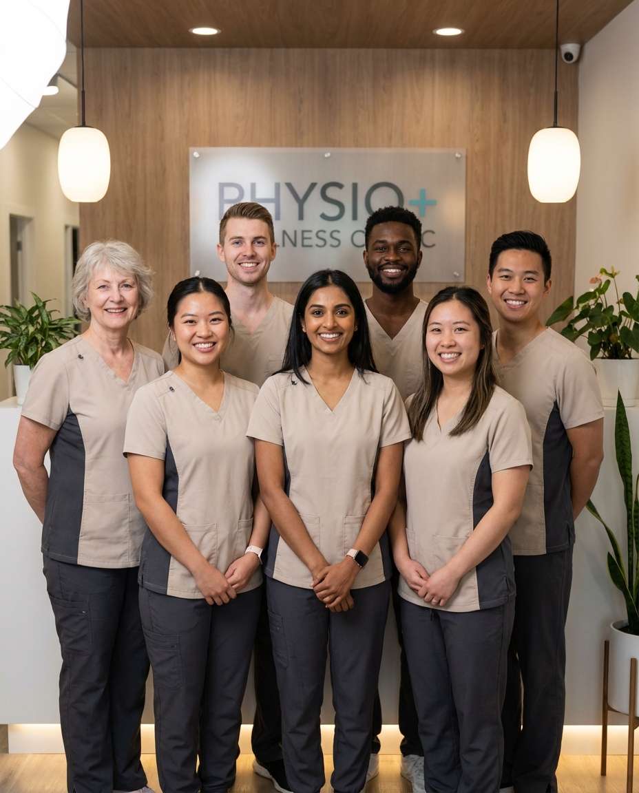 clinic team portrait photo