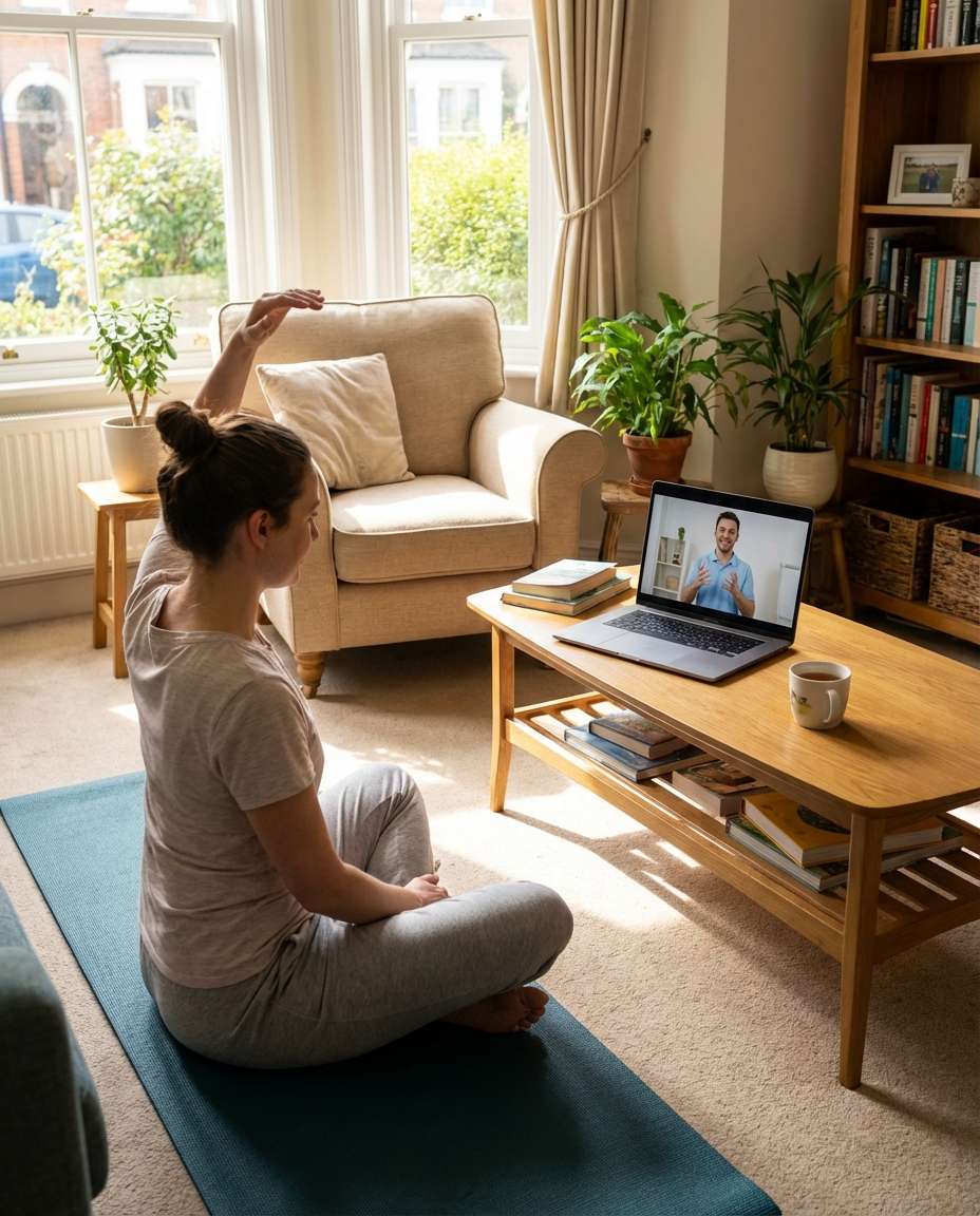 home rehab living room photo