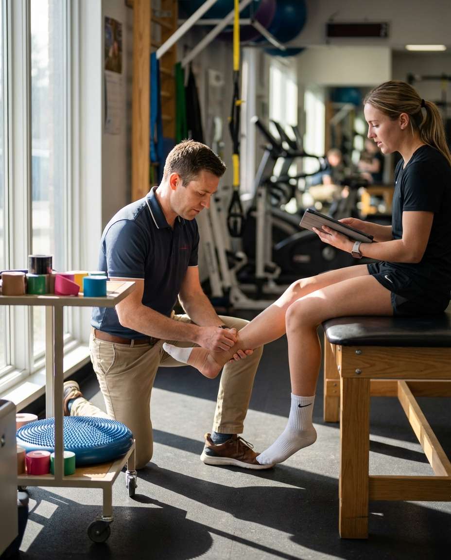 athlete ankle rehab photo