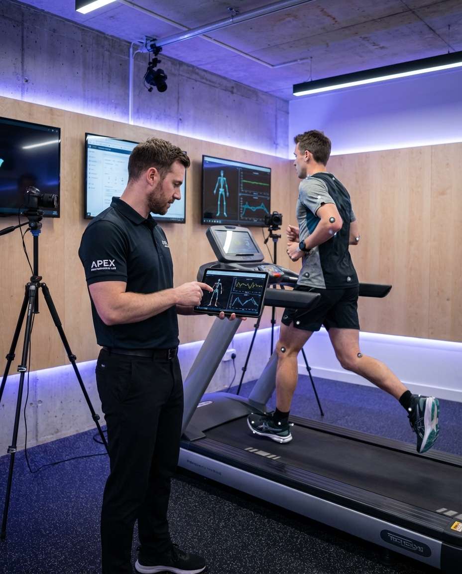 runner gait analysis photo