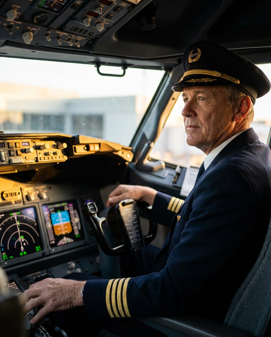 dawn cockpit captain photo