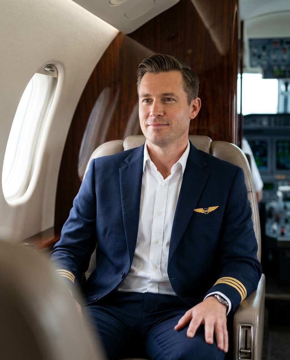 business jet interior photo