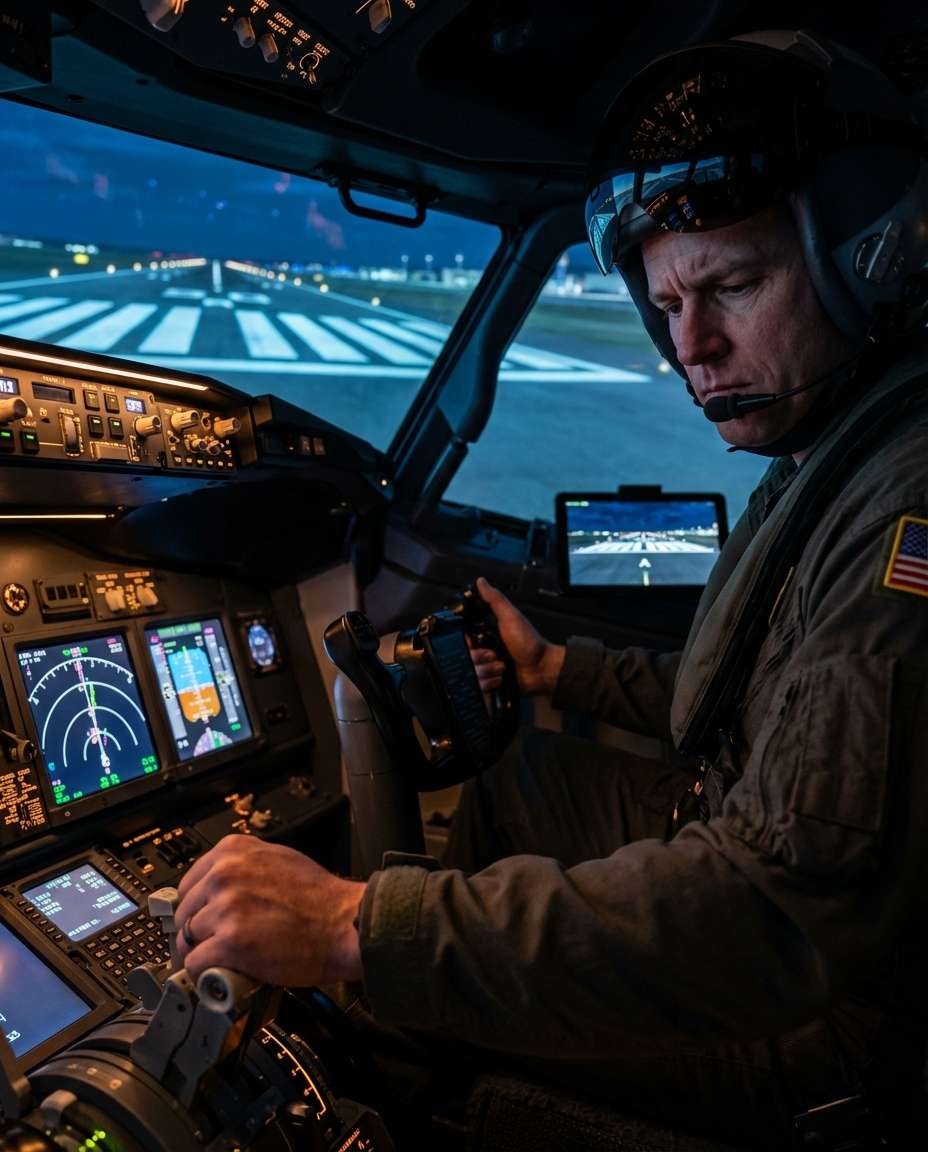 simulator training focus photo