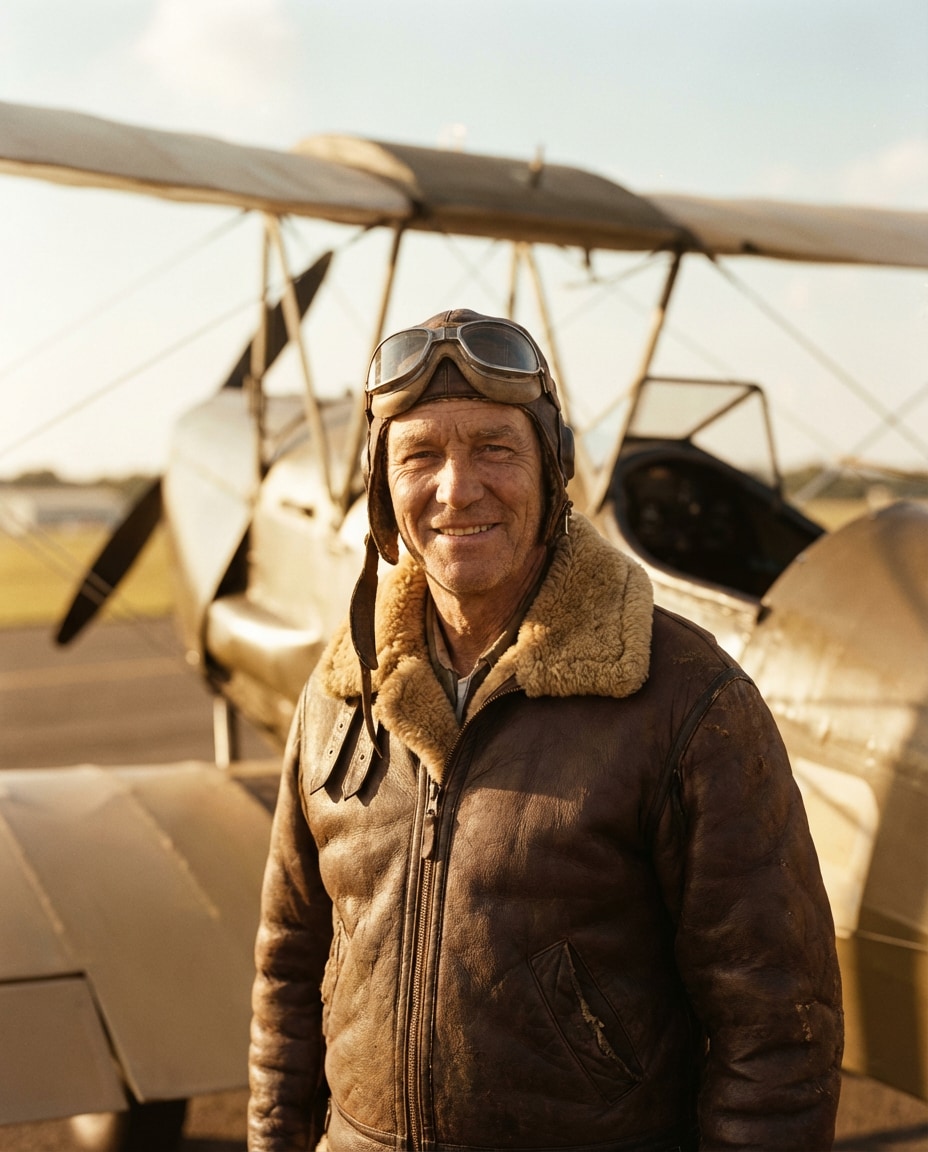 vintage aviator hero photo