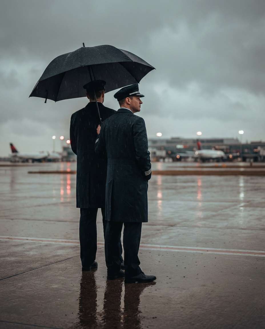 rainy tarmac mood photo