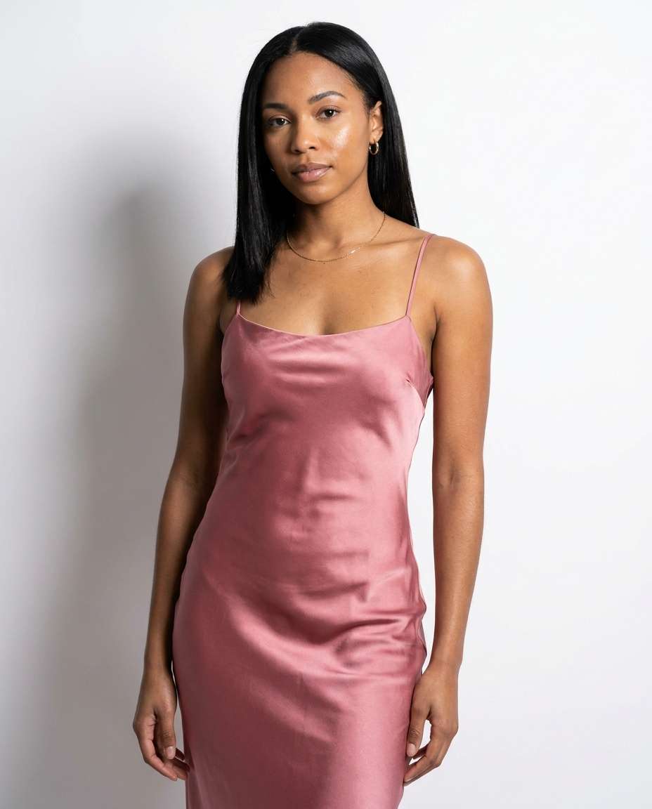 satin slip editorial photo
