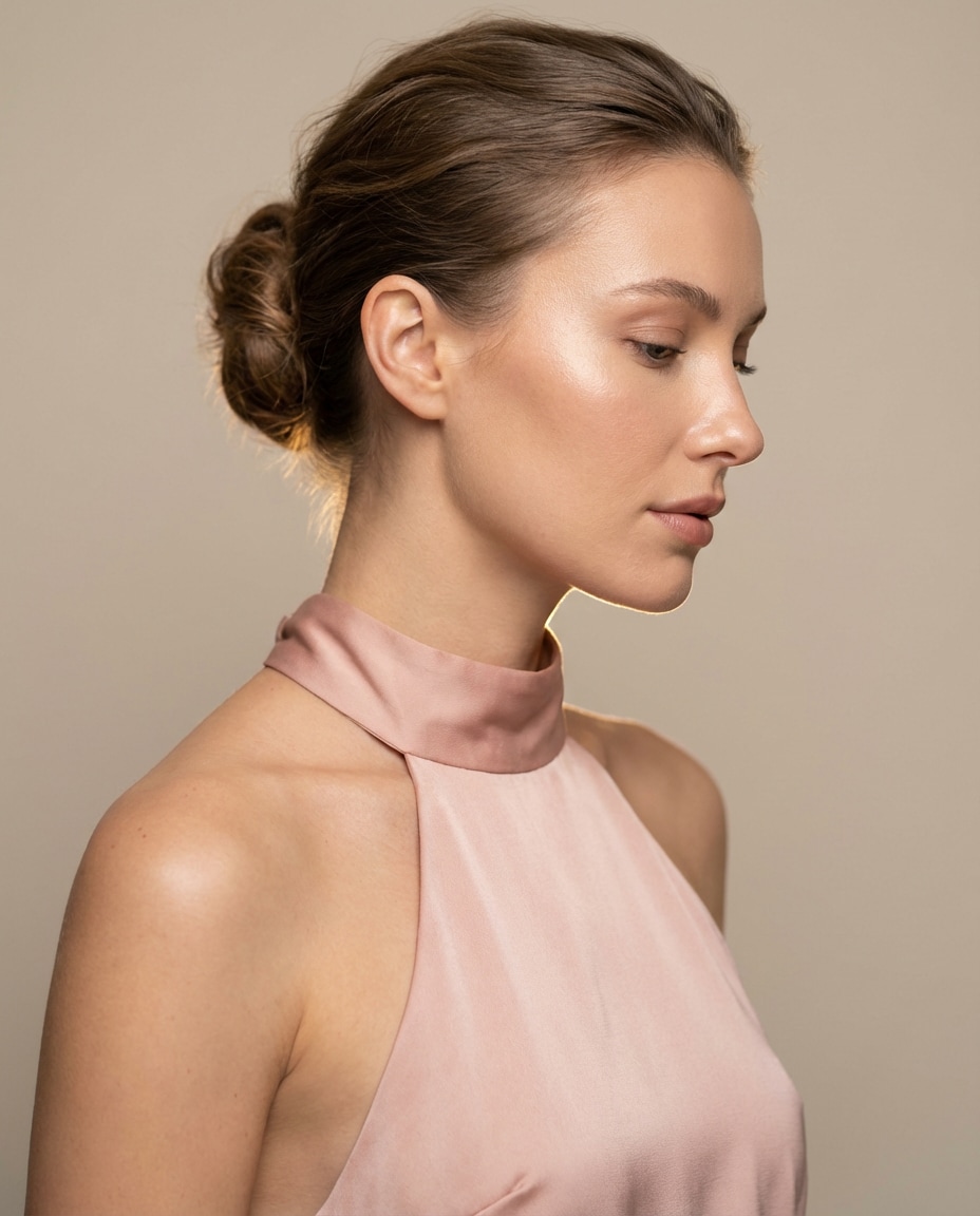 flattering side profile photo