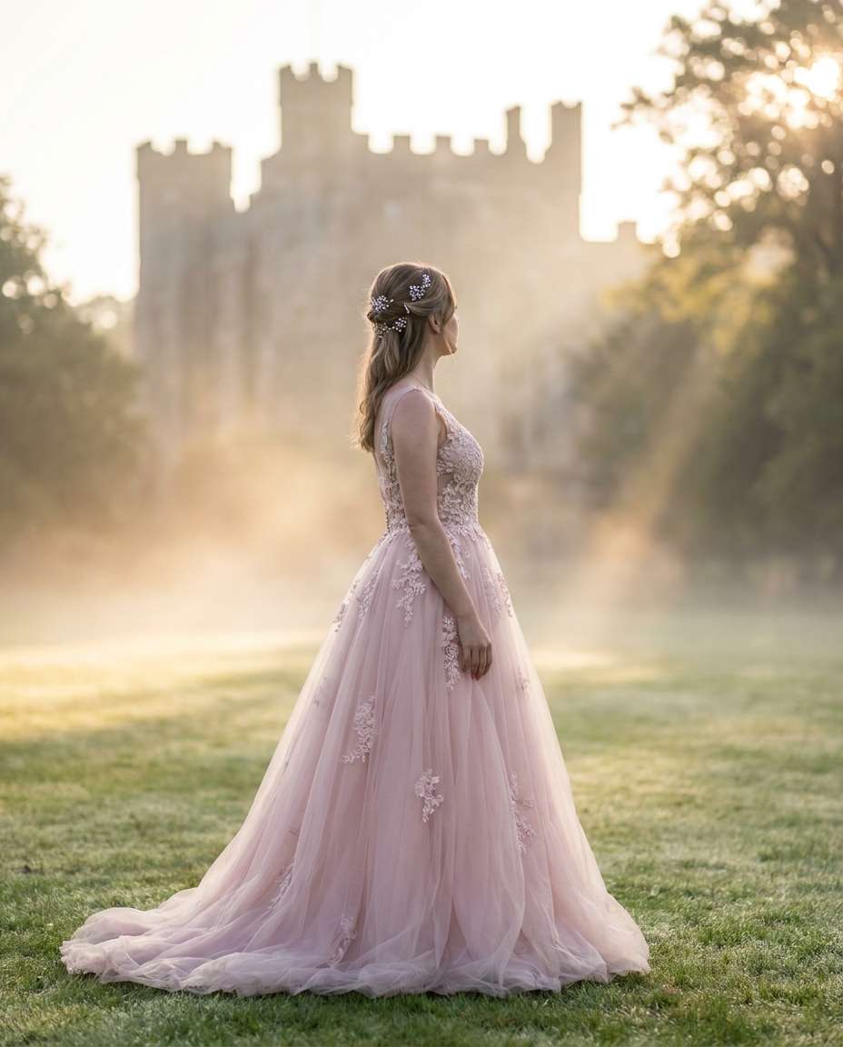 fairytale castle lawn photo