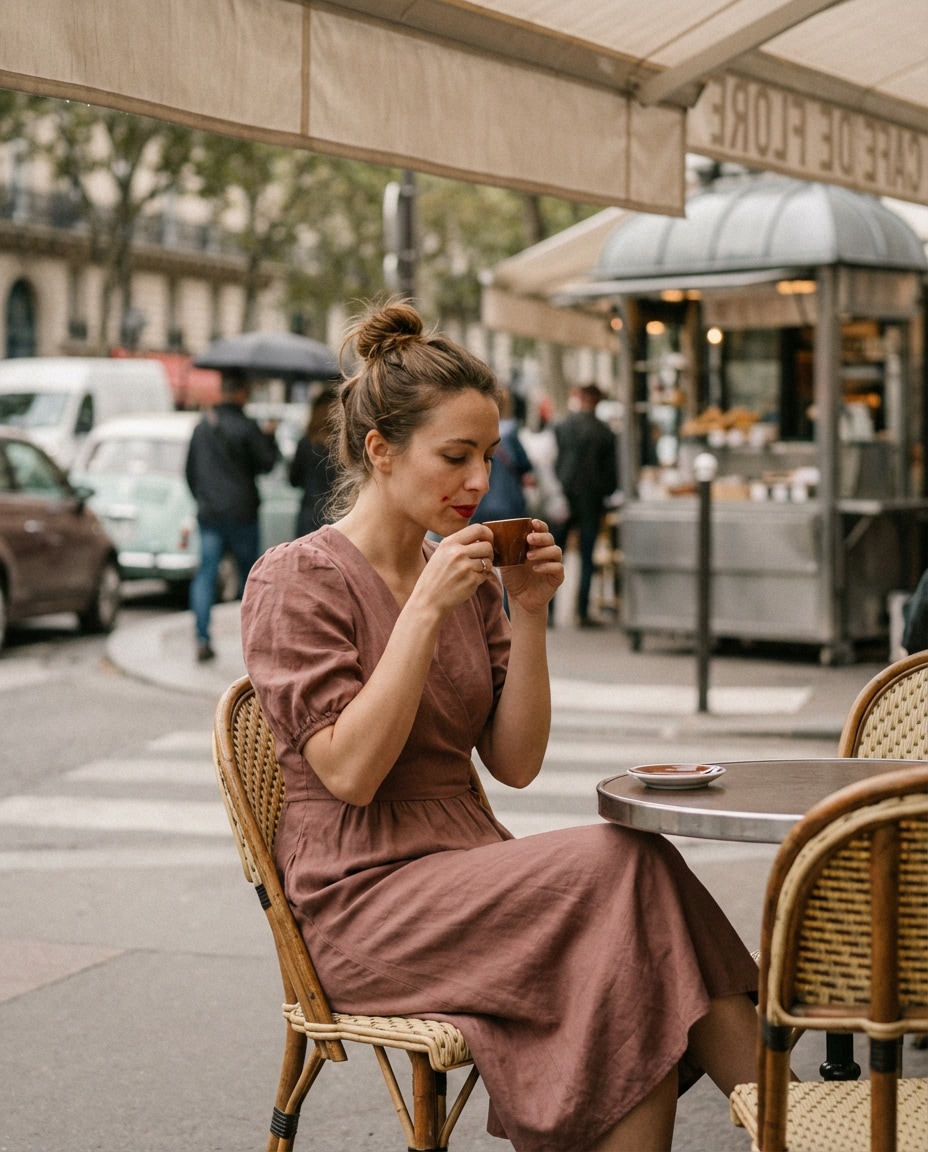 paris cafe look photo