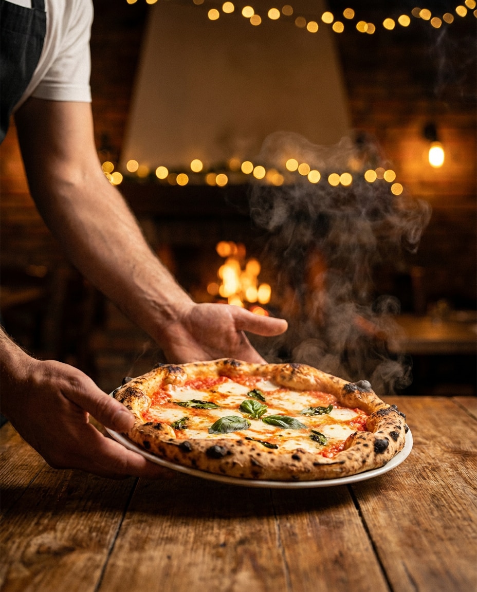 inside brick oven room photo