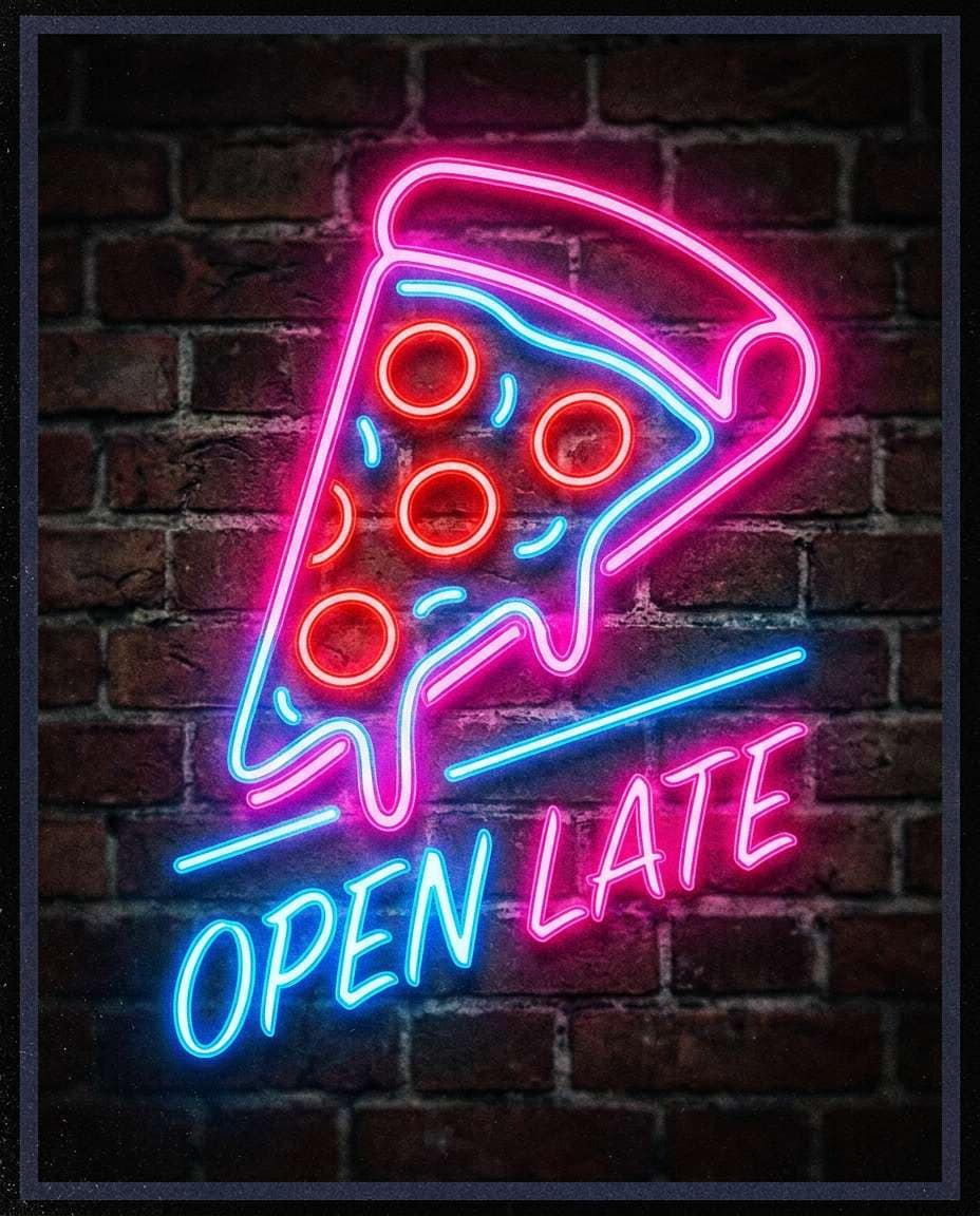 neon slice glow photo