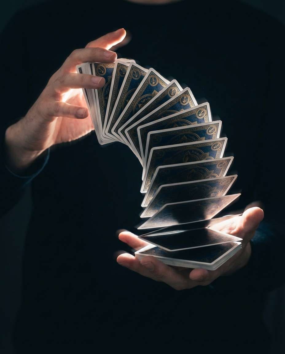 hands fan flourish photo