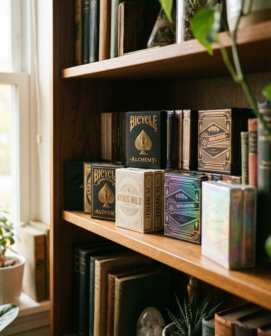 collector shelf shot photo