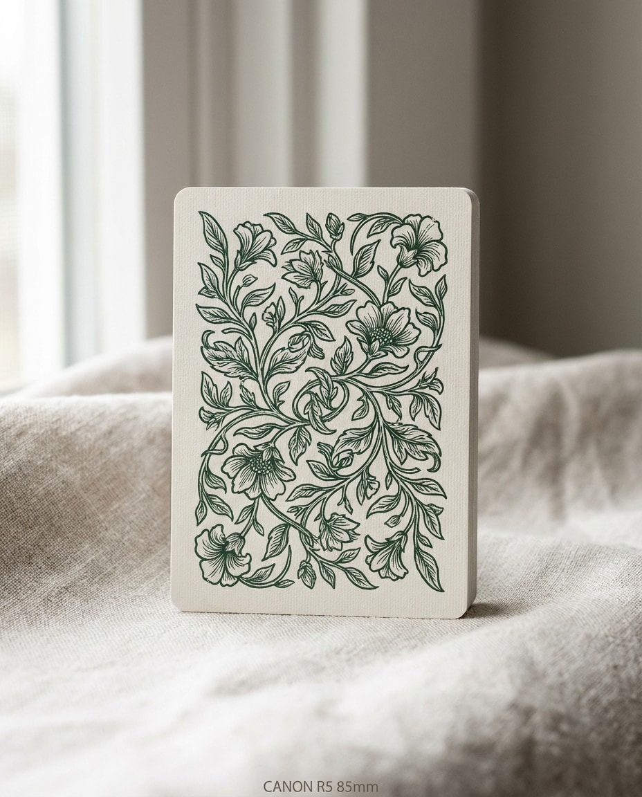 botanical back pattern photo