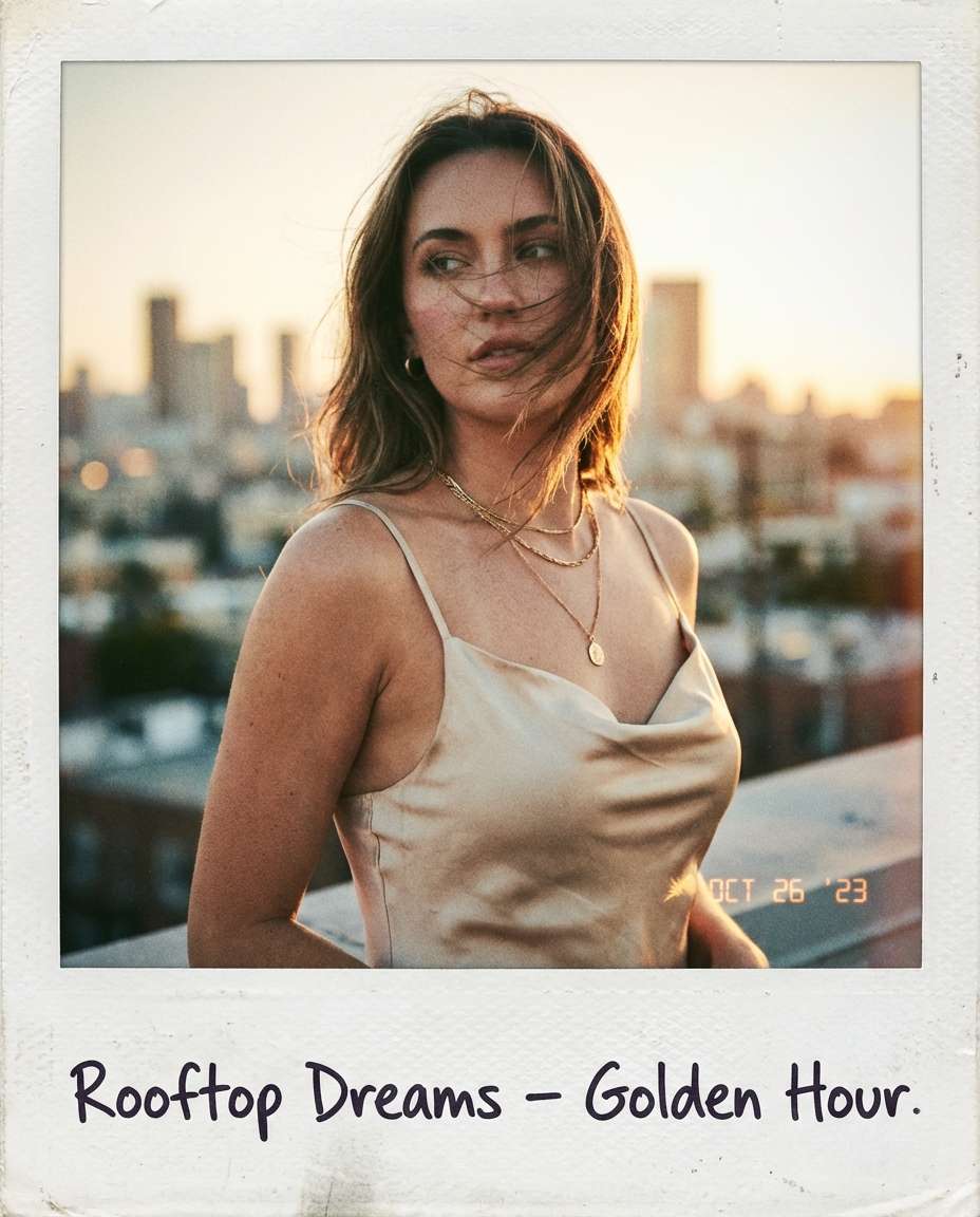 rooftop golden hour photo