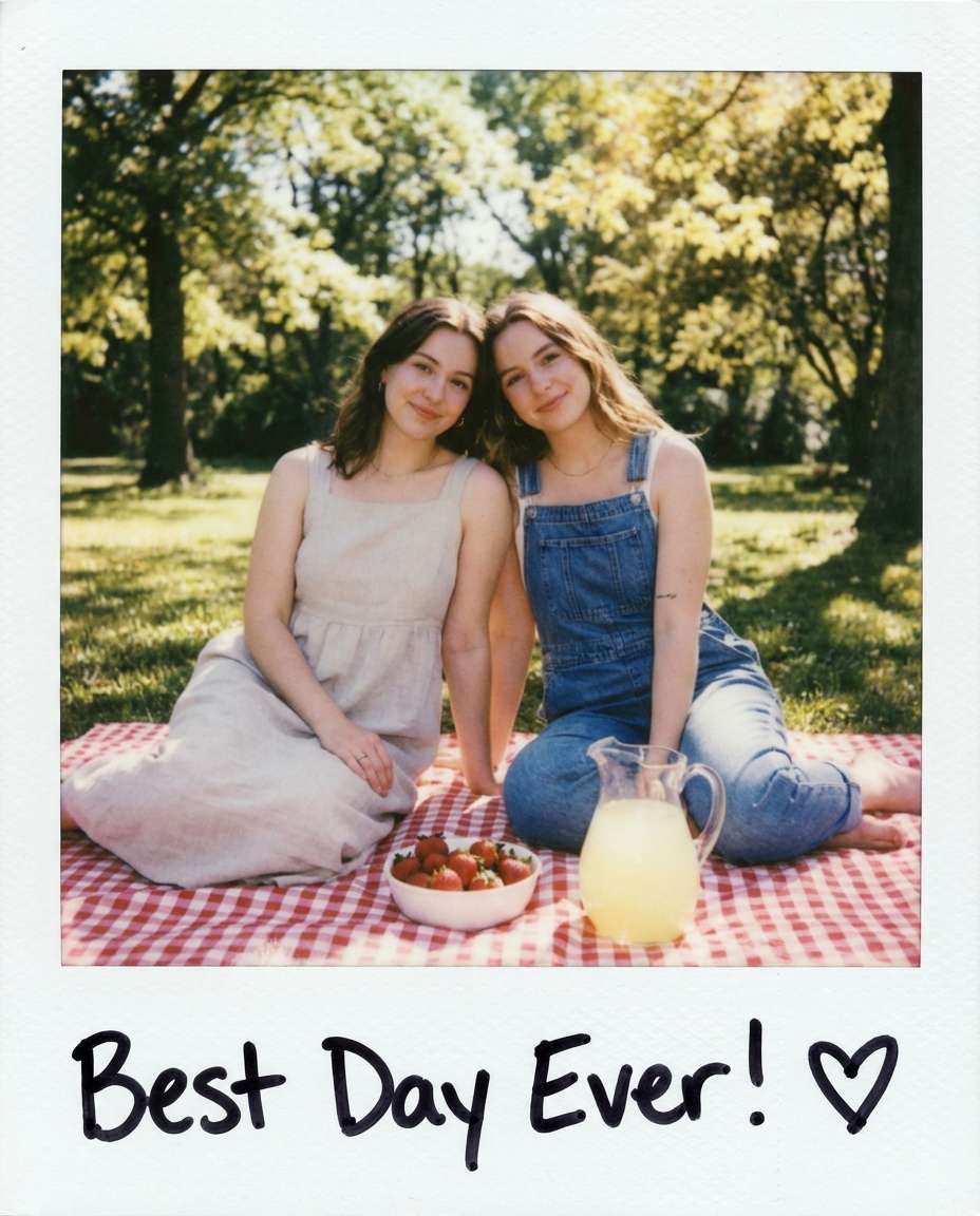 summer picnic blanket photo