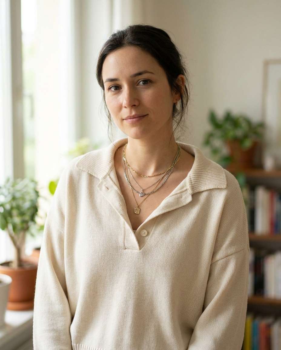 open placket relaxed neck photo