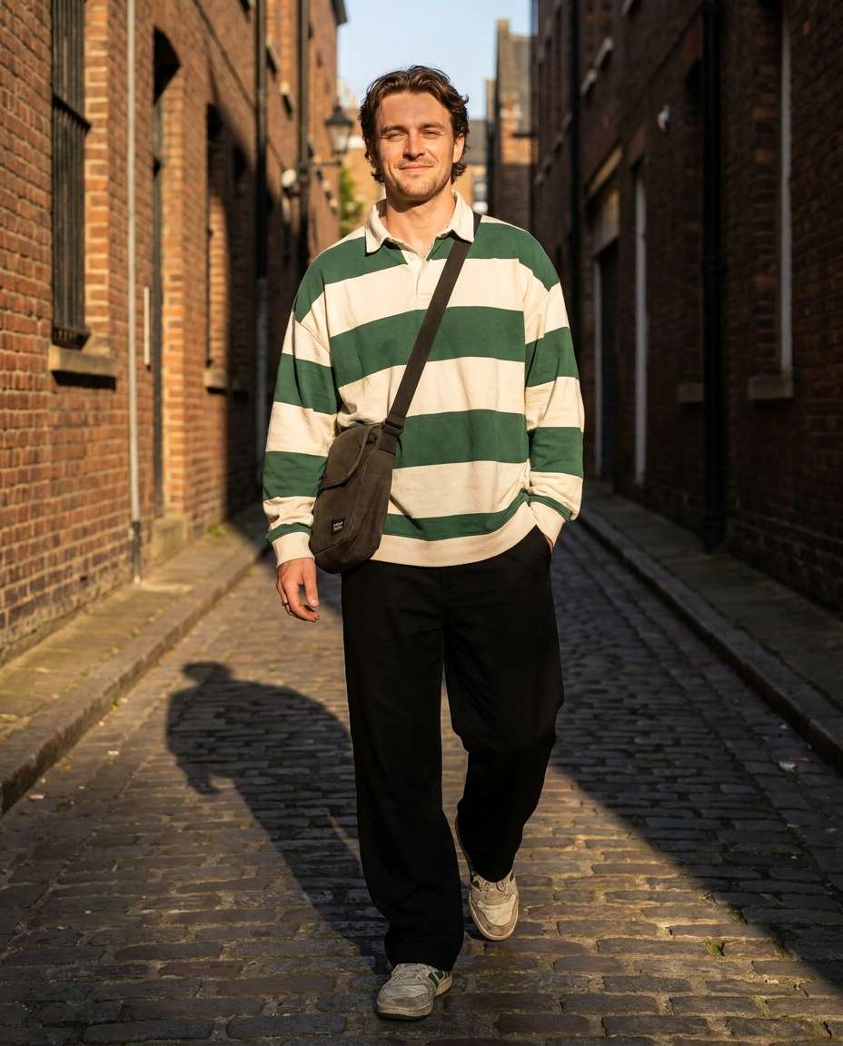 oversized street styling photo