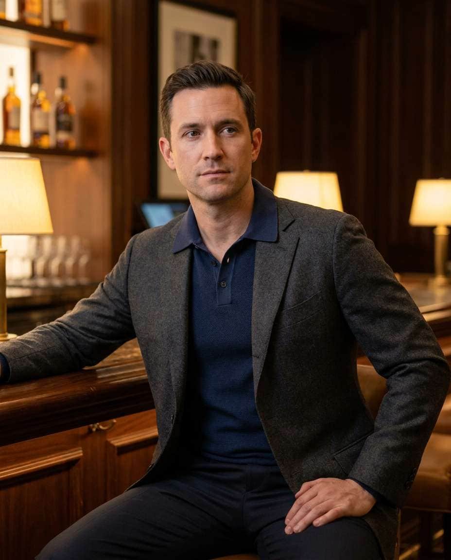 smart casual blazer pairing photo