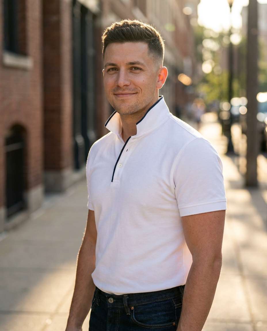 slim fit collar check photo