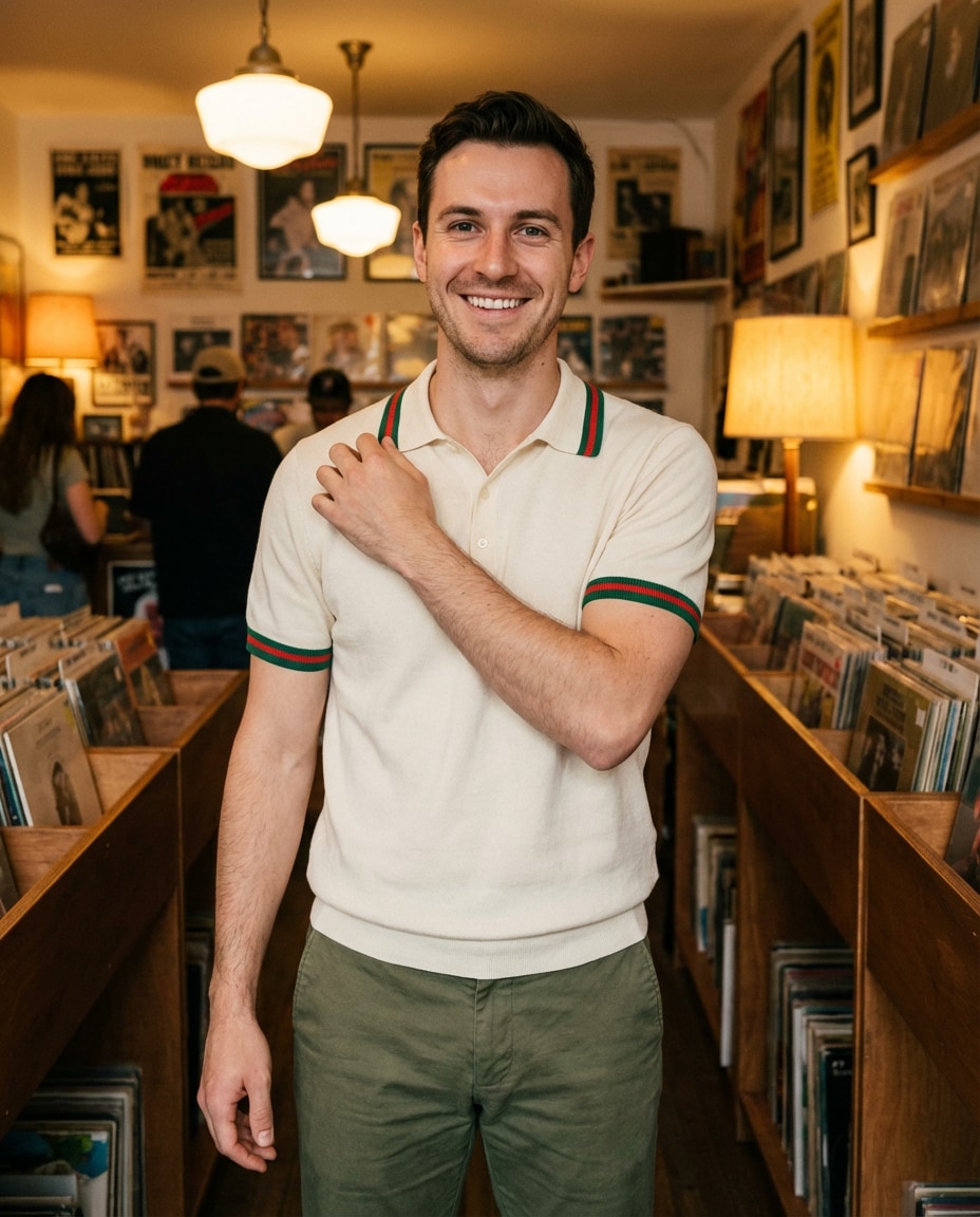 retro tipped collar photo