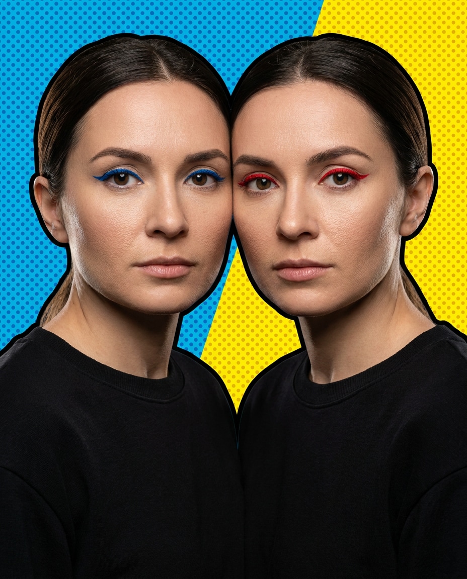 twin sisters duo photo