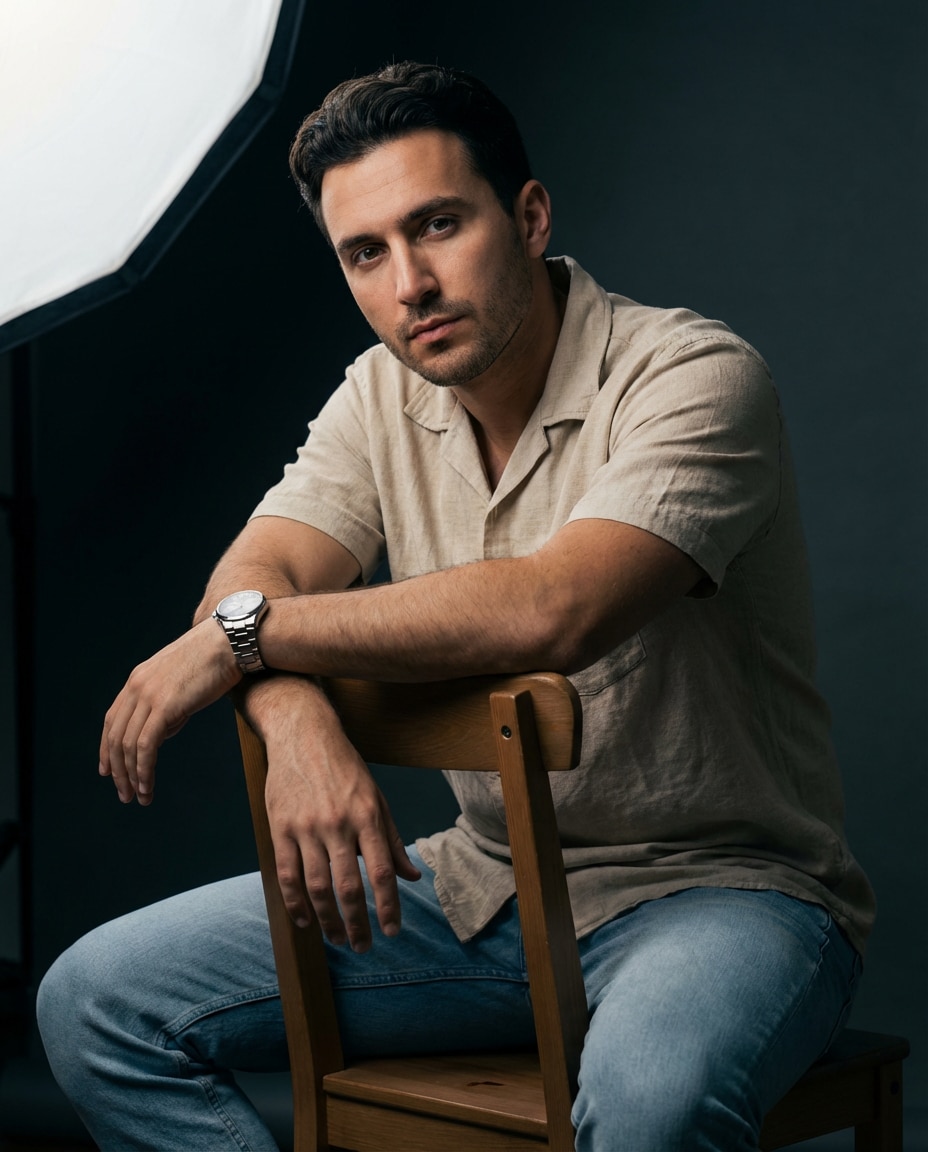 chair backwards sit photo