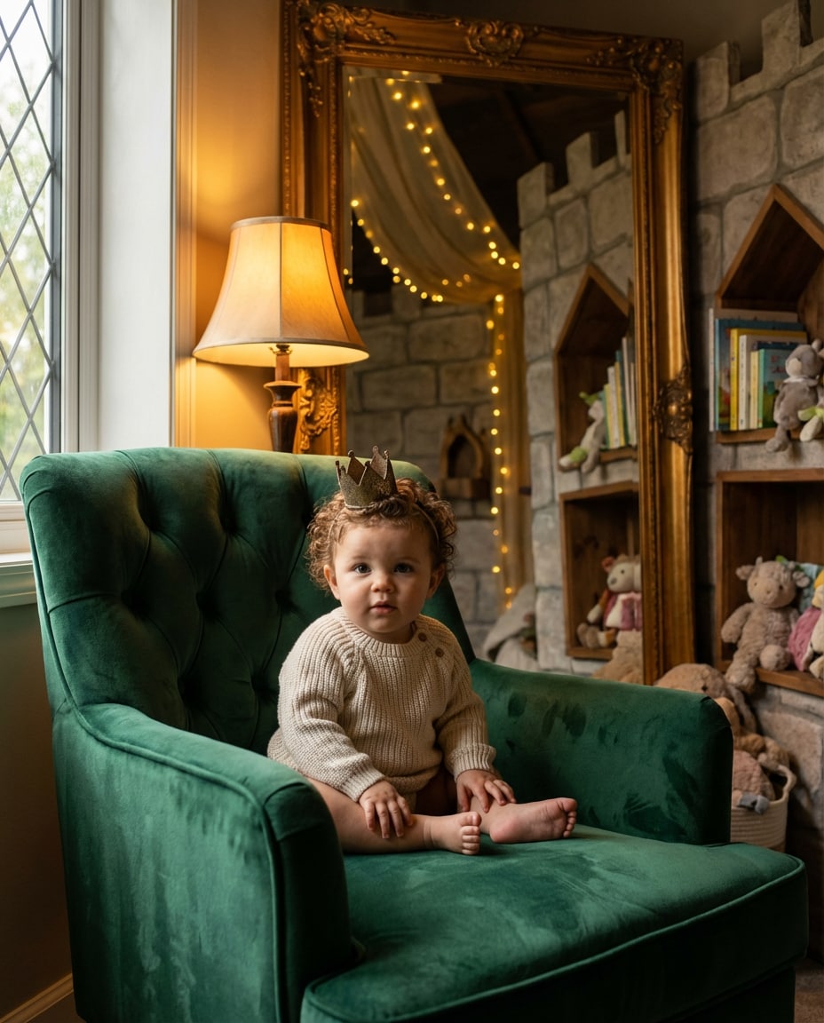 castle nursery glow photo