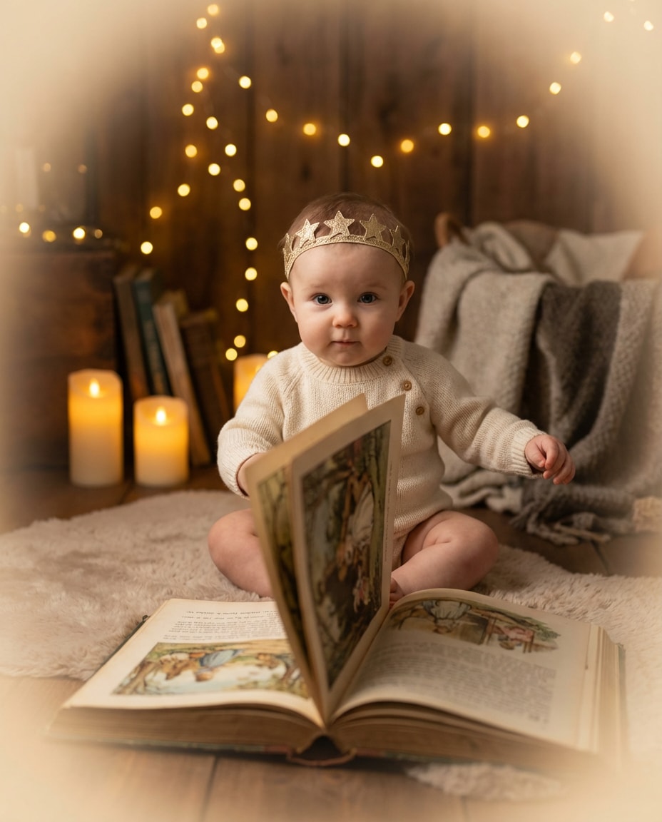 fairy tale book prop photo