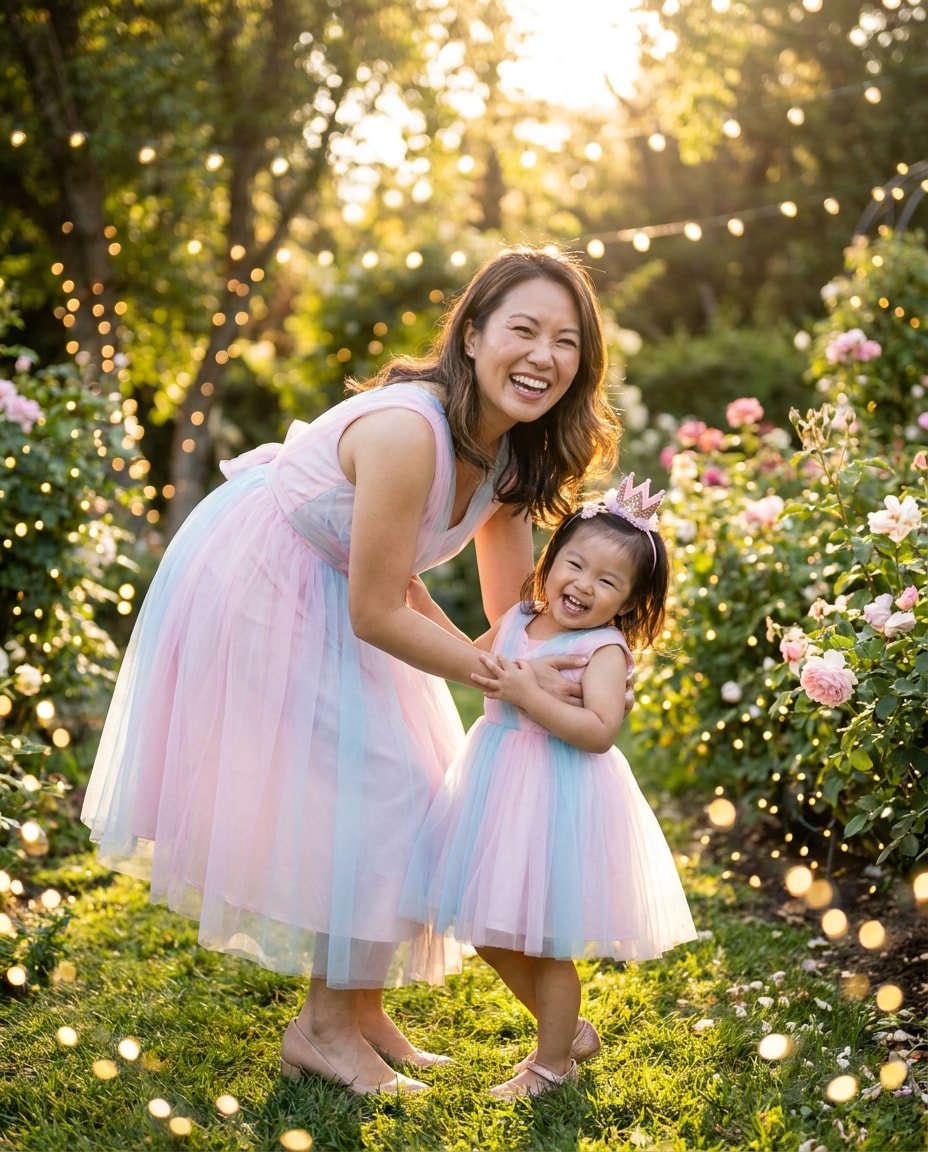 mother daughter fairytale photo