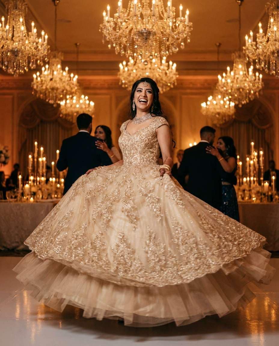 candlelit ballroom dance photo