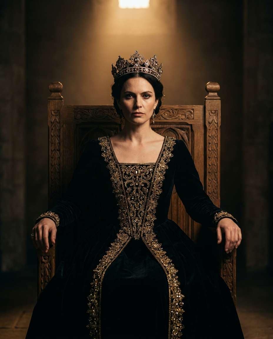 regal throne portrait photo
