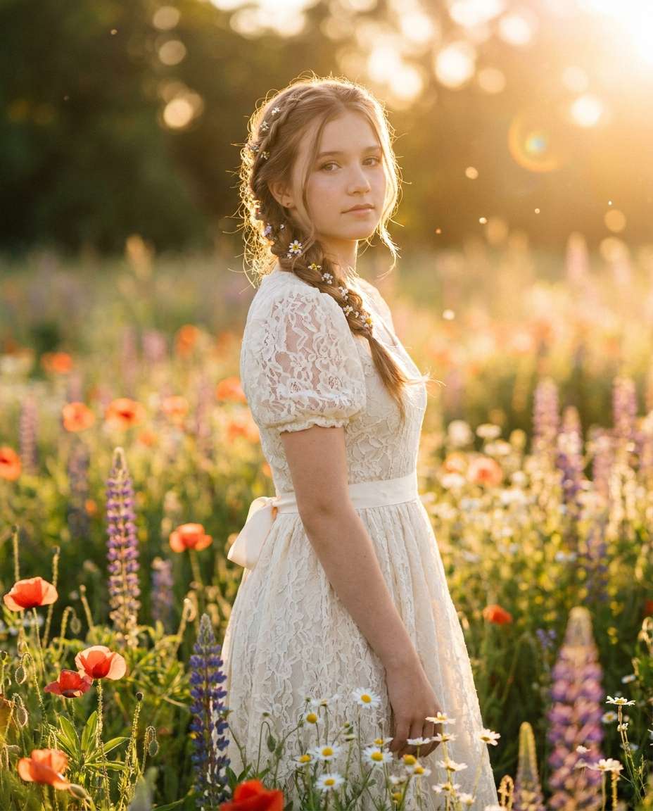 cottagecore lace photo