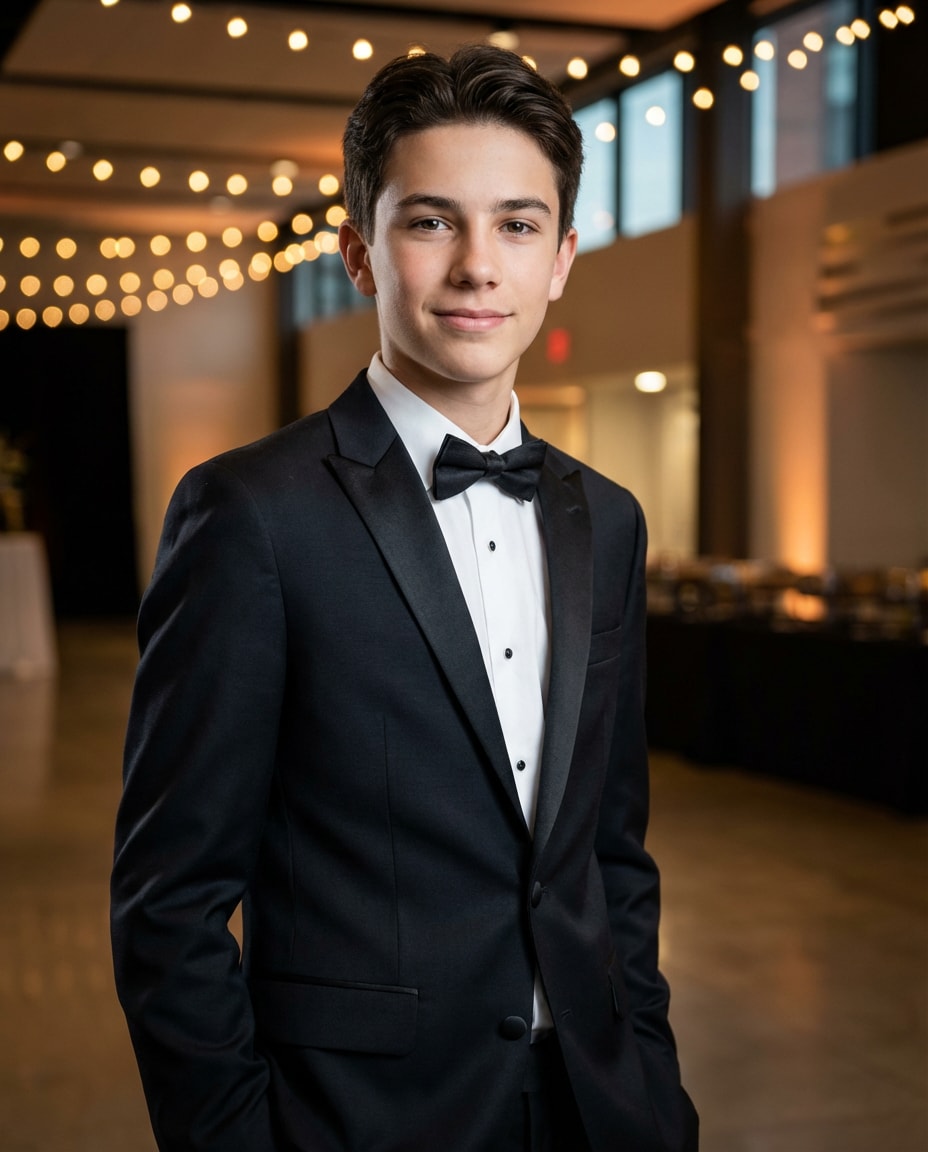 black tie minimal photo