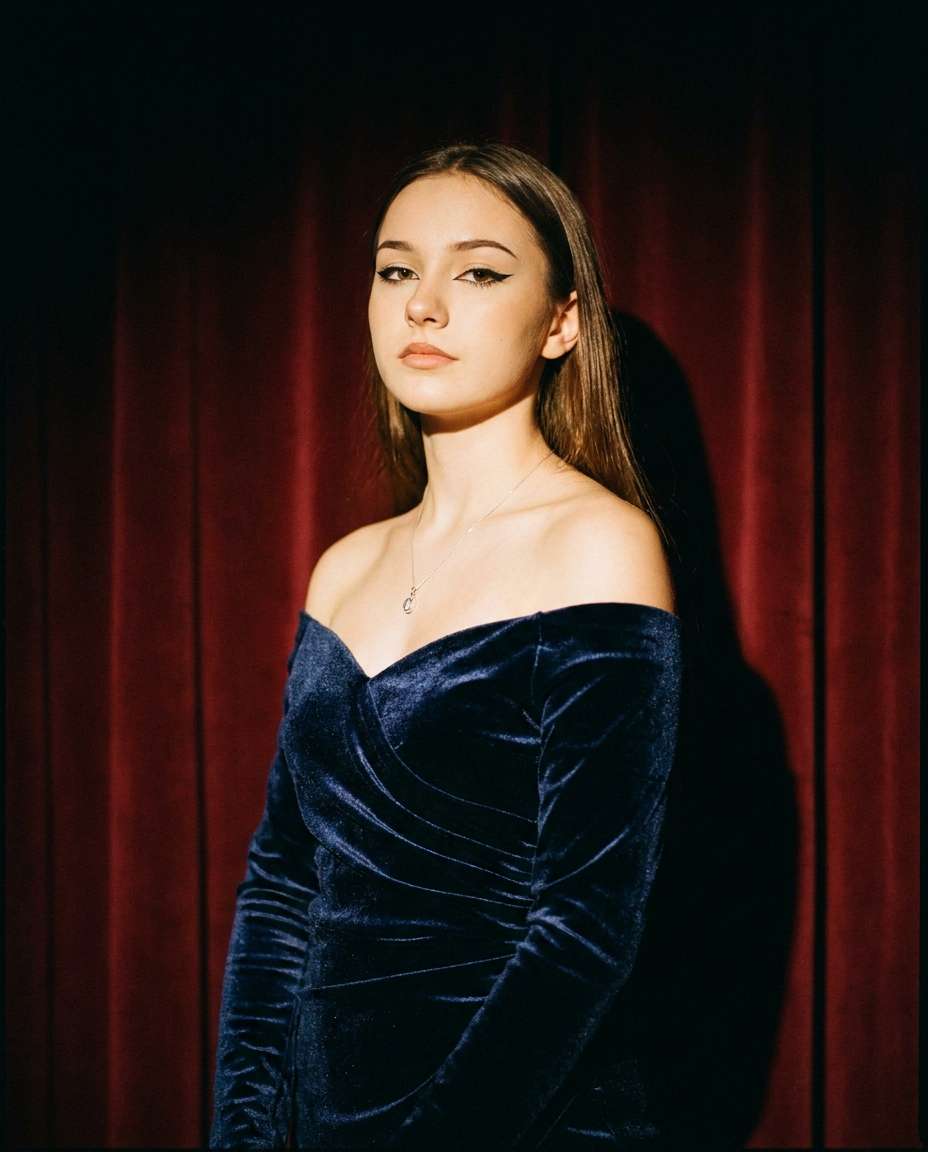 midnight blue velvet photo