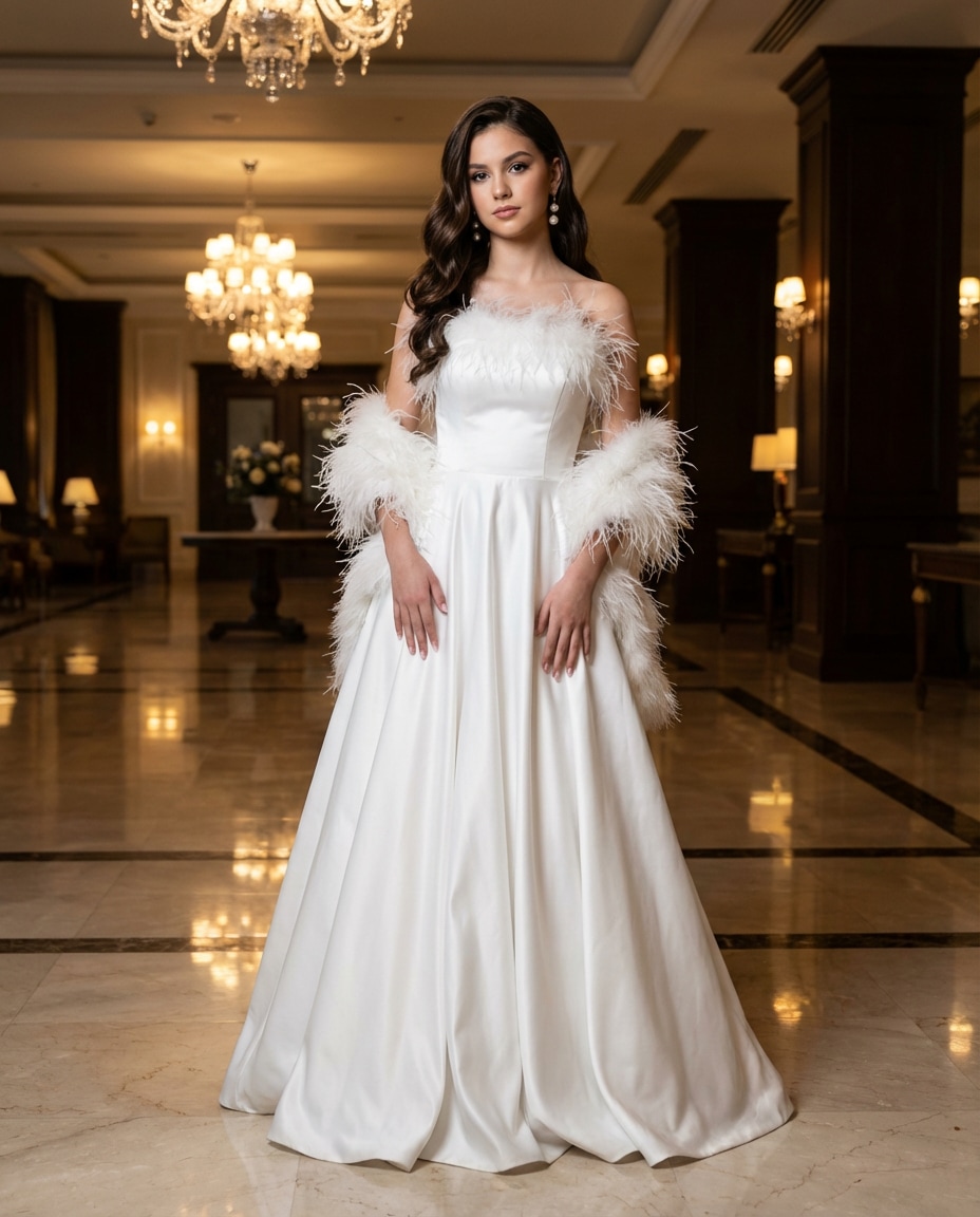 feather trim drama photo