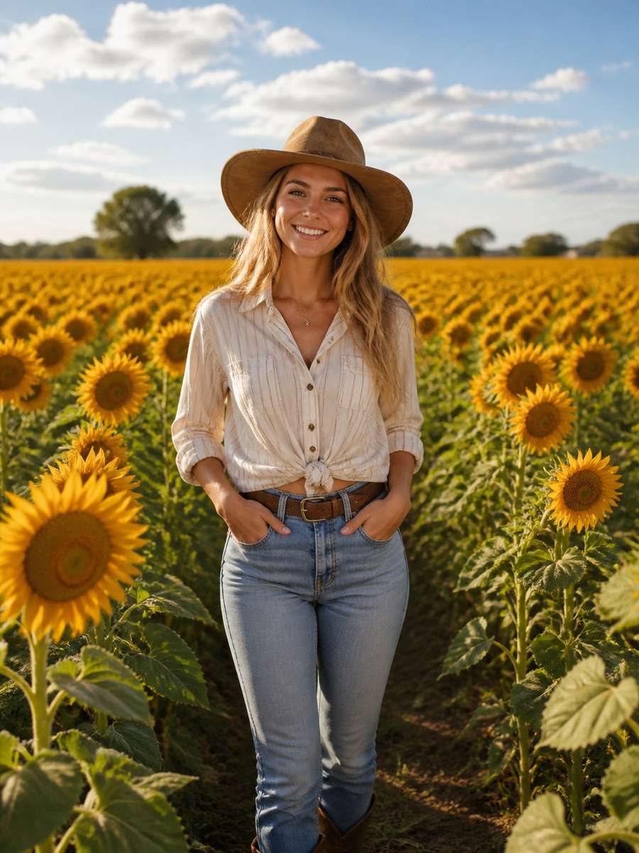 Sunflower Field Australia Edit photo
