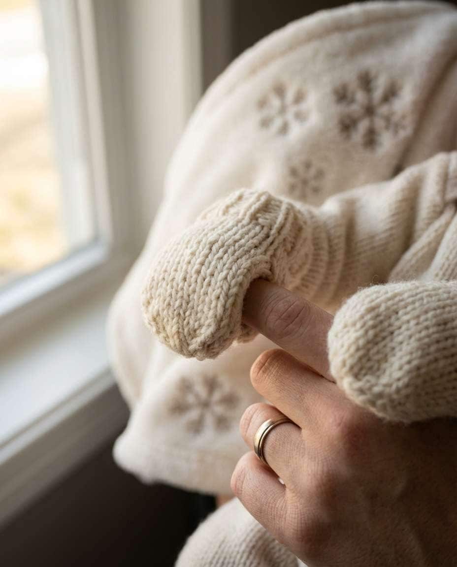 tiny mittens macro photo